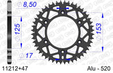 Corona AFAM 11212+47 in all. passo 520 HM-HONDA CRE 250 R ENDURO 2002  -2007
